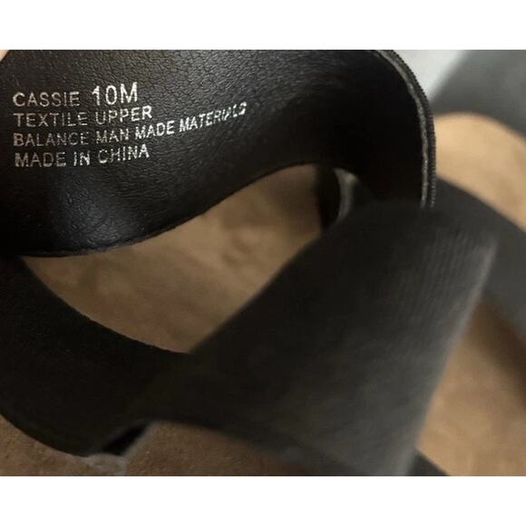 New Steve Madden black Strappy Sandal, CASSIE Women's size 10 - Picture 4 of 13